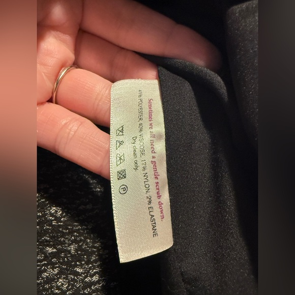 M.M. Lafleur Pencil Skirt black white abstract pattern womens size 10 - Picture 6 of 9